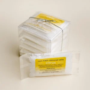 Box set of twelve citrus bath salts