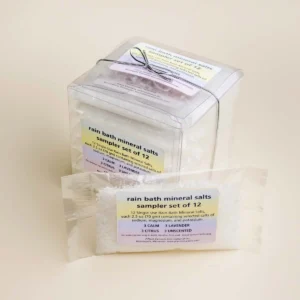 Bath salt sampler box of twelve