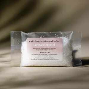 single unscented bath salt bag