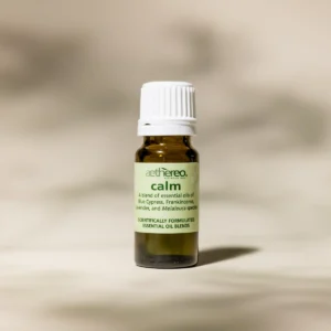 calm essential oil bottle