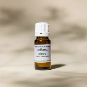 clove essential oil bottle