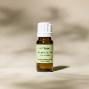 mandarin essential oil bottle