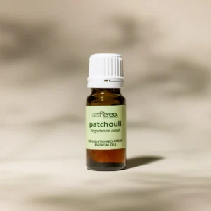 patchouli essential oil bottle