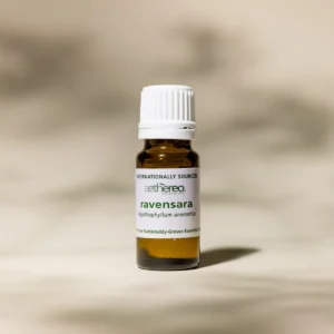 ravensara essential oil bottle