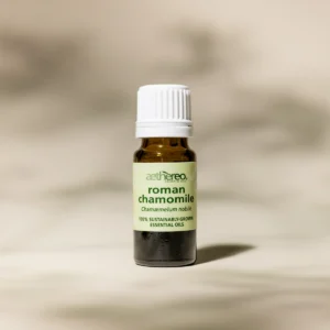 roman chamomile essential oil bottle