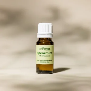 spearmint essential oil bottle