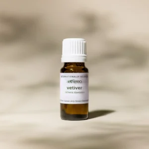 Vetiver essential oil bottle