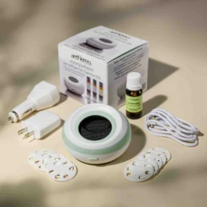 Aethereo Everhwere diffuser plus lavender essential oil plus accessories