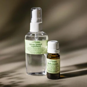 one ounce repellent package including itch-ease essential oil