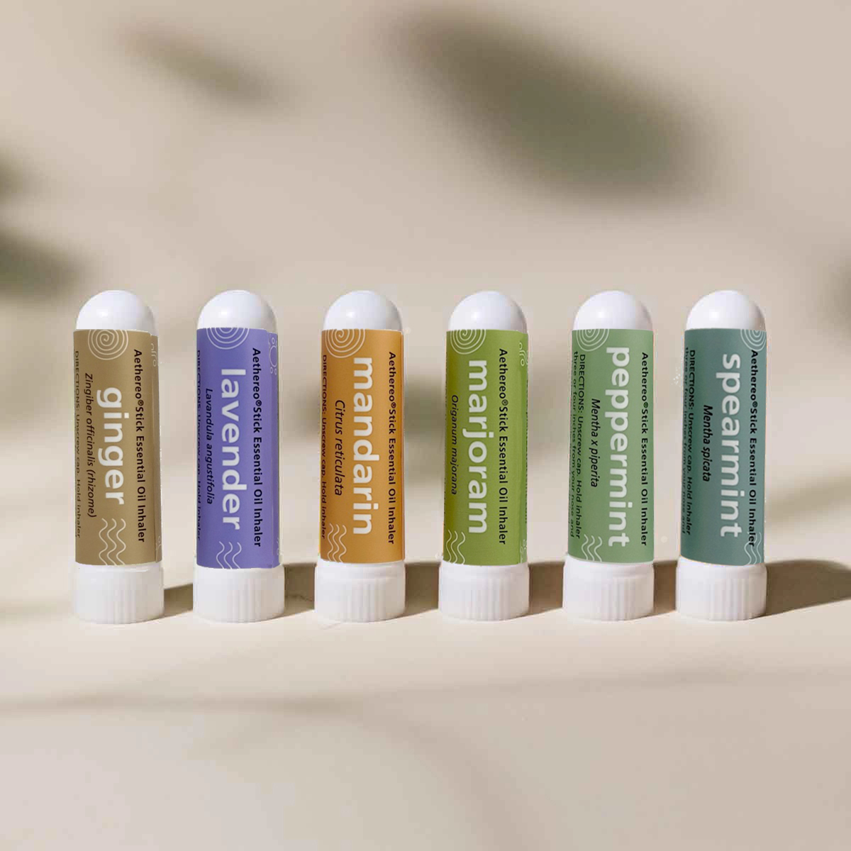 SET OF SIX Essential Oil Single Aethereo®Sticks